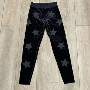 Ultracor High Waisted Velour Matte Star Leggings